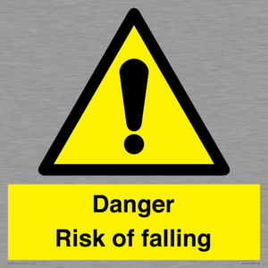 Danger Risk of falling
